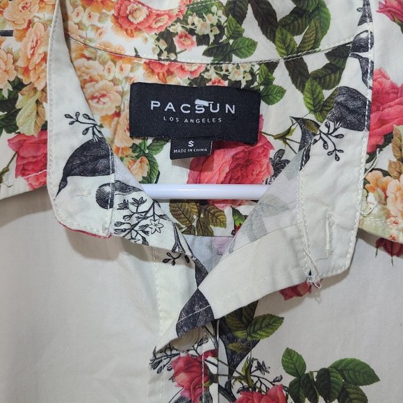 Pacsun Floral Button Down - Picture 2 of 13